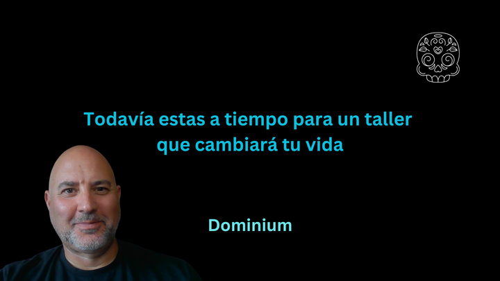 Todavía estas a tiempo para un taller que cambiará tu vida